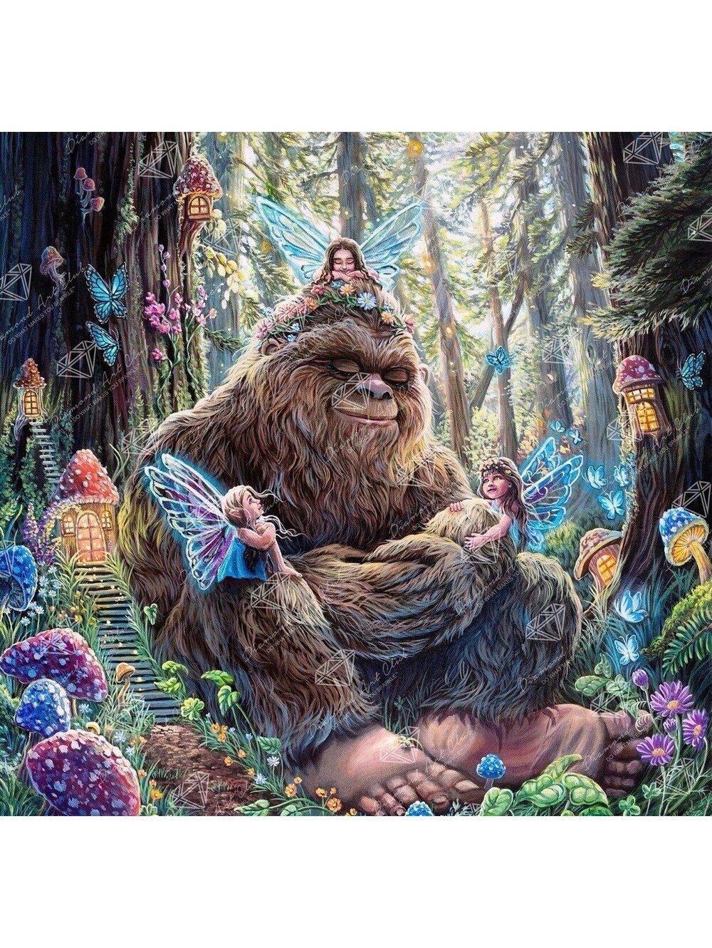 Peaceful Bigfoot by Dakota Daetwiler - Diamond Art Club